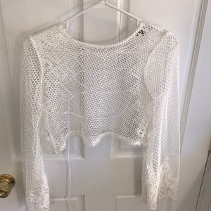 Fish net going out crop top!